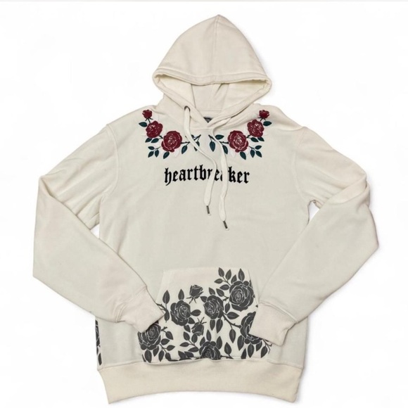 Rue21 Other - Rue 21 Cornerstore Bodega White Graphic Hoodie Sweatshirt, Floral, Men’s Medium